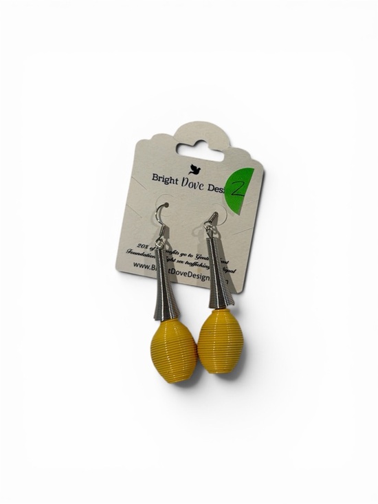 Jewelry - Bright Dove Designs‎ Yellow Drop Earrings
